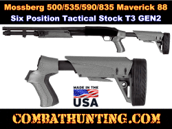 Mossberg 500/535/590/835 T3 GEN2 Shotgun Stock Destroyer Gray