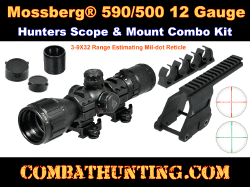 Mossberg® 590/500 12 gauge shotgun Scope & Mount Combo 3-9x32mm