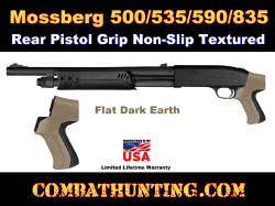 Flat Dark Earth Mossberg 500/535/590/835 Rear Pistol Grip 12 Ga