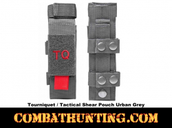 Emergency Tourniquet With Tactical Shear Pouch Urban Grey