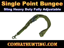 NcStar Heavy Duty Single Point Bungee Sling Green