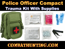 Compact IFAK Trauma Kit Level 1 Green