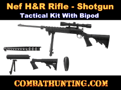 Nef H&R Rifle Shotgun Stock Tactical Kit With Bipod ATI