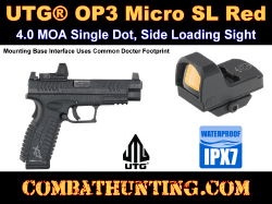 UTG® OP3 Micro SL Red 4.0 MOA Single Dot Side Loading