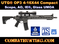 UTG OP3 4-16X44 30mm Compact Scope AO IE Glass UMOA