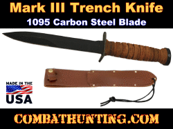 WWII M3 Trench Knife 6-9/16" Carbon Steel