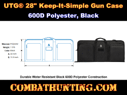 UTG® 28" KIS Keep It Simple Gun Case 600D Polyester, Black