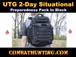 UTG 2-Day Situational Preparedness Pack Black
