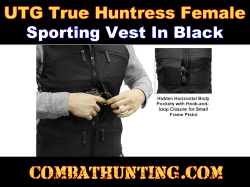 Leapers Black UTG True Huntress Female Sporting Vest 