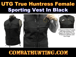 Leapers Black UTG True Huntress Female Sporting Vest 
