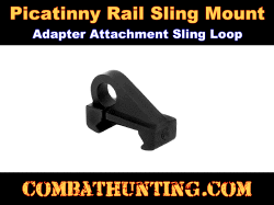 Picatinny Rail Sling Mount Adapter Attachment Sling Loop
