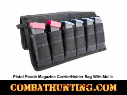 Pistol Pouch Magazine Carrier/Holder Bag With Molle