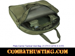 Plate Carrier Tactical Vest Bag Military Green