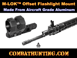 Leapers UTG M-LOK Offset Flashlight Ring Mount Low Profile