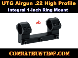 UTG Airgun .22 High Profile Integral 1-Inch Ring Mount Dovetail