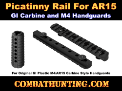 Picatinny Rail for AR15 M4 Plastic Handguard