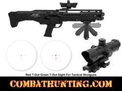 Red T-Dot Green T-Dot Sight For DP-12 Shotgun