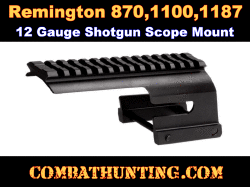 Remington Shotgun Scope Mount Fits 1100/1187 12 Gauge Shotguns LH/RH