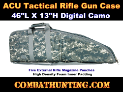 Tactical Rifle Gun Case 46"L X 13"H Digital Camo Acu