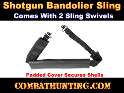 Bandolier Shotgun Sling With Swivels