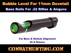 Bubble Level For 11mm Dovetail Base Rails .22/Airguns 