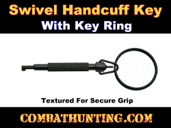 Swivel Handcuff key With Key Ring