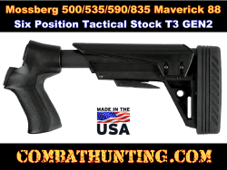 Mossberg 500/535/590/835 T3 GEN2 Shotgun Stock Black