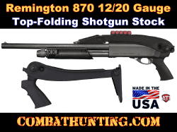Remington 870 Shotgun Top Folding Stock 12 Gauge Black