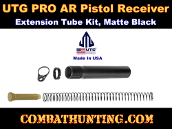 UTG PRO AR Pistol Receiver Extension Tube Kit Matte Black