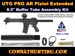 UTG PRO AR Pistol Extended Receiver Extension Tube Kit Black