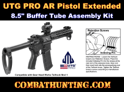 UTG PRO AR Pistol Extended Receiver Extension Tube Kit