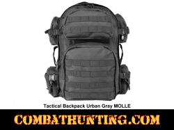 Tactical Backpack Urban Gray MOLLE