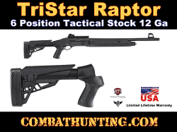 Tristar Raptor ATAC Stock Six Position Adjustable