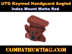 UTG Keymod Handguard Angled Index Mount Matte Red