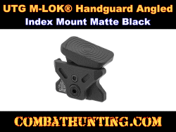 UTG M-LOK Handguard Angled Index Mount Matte Black