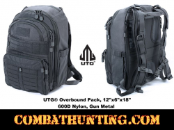 UTG Overbound Pack 12"x6"x18" 600D Nylon Gun Metal