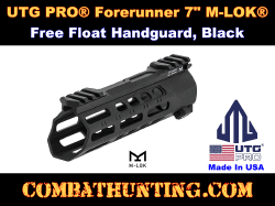 UTG PRO® Forerunner 7" M-LOK AR-15 Free Float Handguard Black