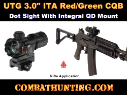 UTG 3.9" ITA Red Green Dot Sight QD