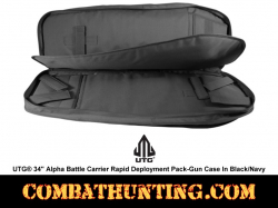 UTGG® 34" Alpha Battle Carrier Sling Pack Black/Navy