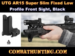 UTG AR15 Super Slim Fixed Low Profile Front Sight Black