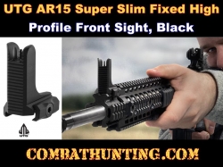 UTG AR15 Super Slim Fixed High Profile Front Sight Black