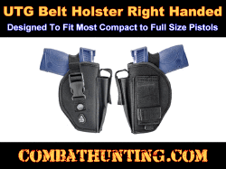 UTG Belt Holster Right Handed Black