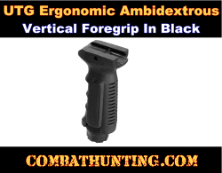 UTG Vertical Foregrip Ergonomic Ambidextrous Grip
