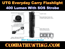 UTG Everyday Carry Flashlight 400 Lumen With Strobe