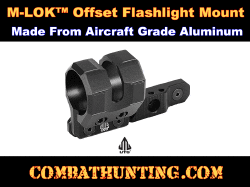M-LOK Offset Flashlight Mount UTG Matte Black