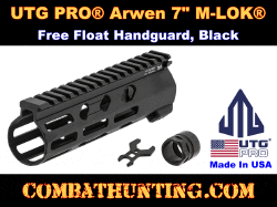 UTG PRO® Arwen 7" M-LOK® AR-15 Free Float Handguard Black