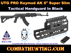 UTG PRO Keymod AK 6" Super Slim Handguard Black