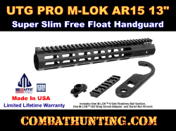 UTG PRO M-LOK AR15 13" Super Slim Free Float Handguard