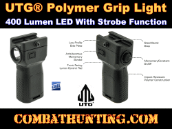 UTG® Polymer Grip Light 400 Lumen with Strobe