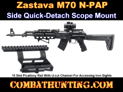 Zastava M70 N-PAP Scope Mount UTG® QD AK Side Mount